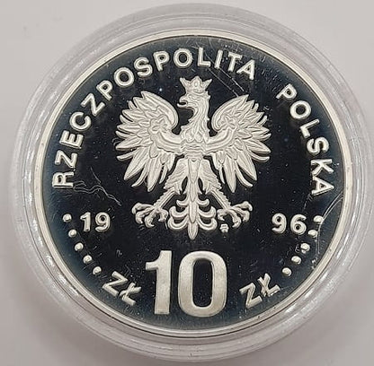 Moneta 10 zł Stanisław Mikołajczyk 1996
