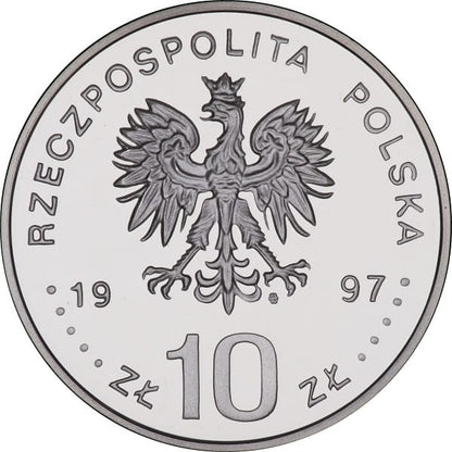 Moneta 10 zł Stefan Batory półpostać 1997