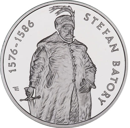 Moneta 10 zł Stefan Batory półpostać 1997
