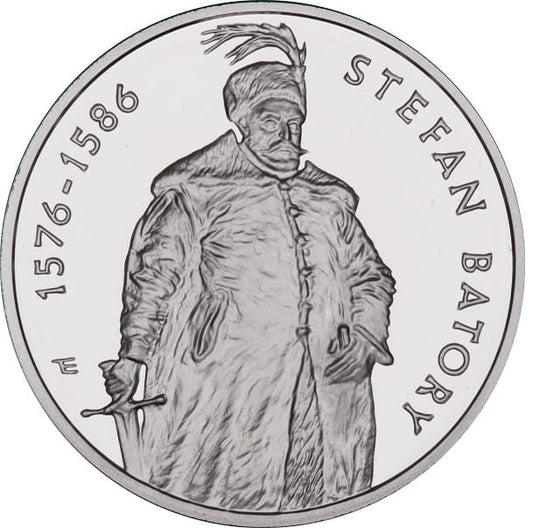 Moneta 10 zł Stefan Batory półpostać 1997