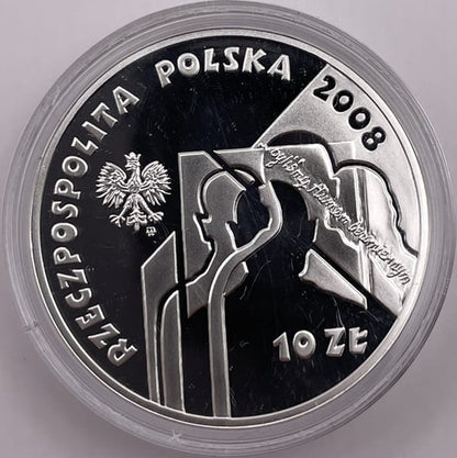 Moneta 10 zł Sybiracy z cyrkonią 2008