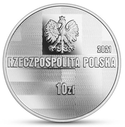 Moneta 10 zł Tadeusz Brzeski 2021