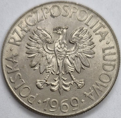 Moneta 10 zł Tadeusz Kościuszko 1969 stan 2