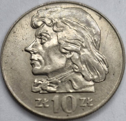 Moneta 10 zł Tadeusz Kościuszko 1969 stan 2
