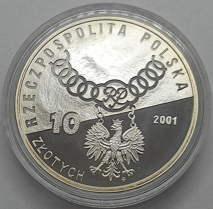 Moneta 10 zł 15-lecie Orzecznictwa Trybunał Konstytucyjny 2001 r.