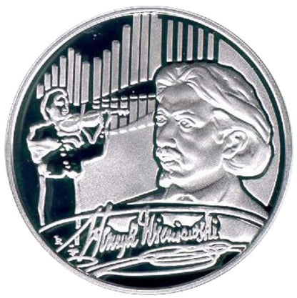 Moneta 10 zł XII Konkurs im. Henryka Wieniawskiego 2001