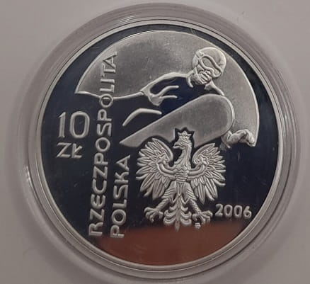 Moneta 10 zł Zimowe igrzyska Turyn 2006