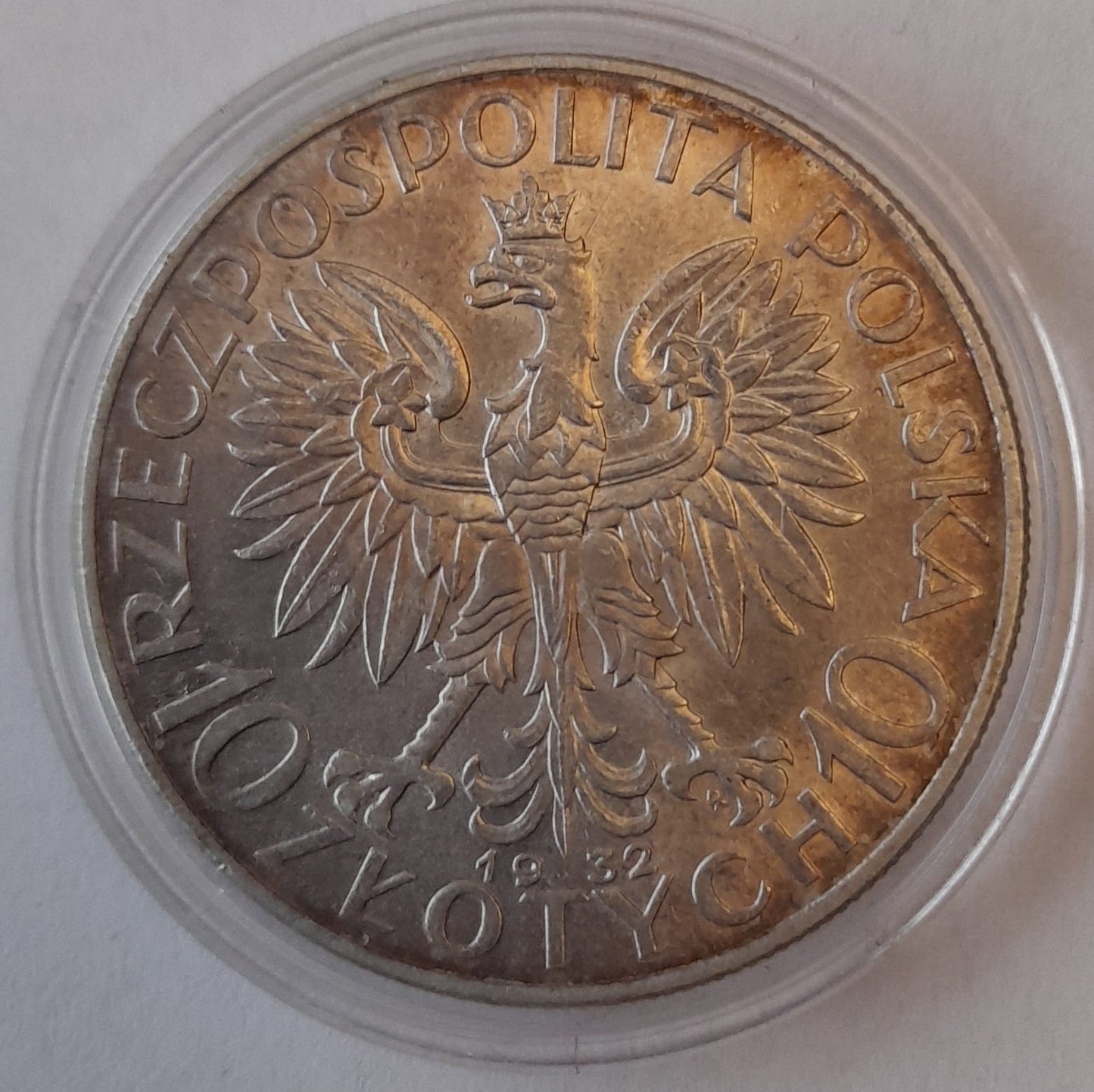 Moneta 10 złotych 1932 Polonia Głowa Kobiety