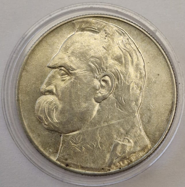 Moneta 10 złotych 1936 Józef Piłsudski stan 2