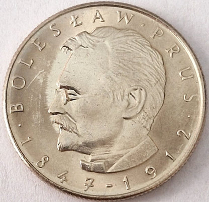 Moneta 10 złotych Bolesław Prus 1975