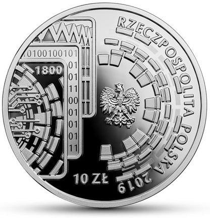 Moneta 10 zł 100-lecie powstania PKO Banku Polskiego 2019 r.