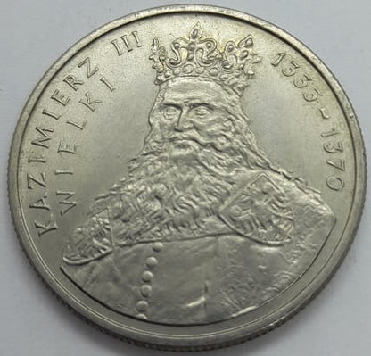 Moneta 100 zł Kazimierz Wielki 1987