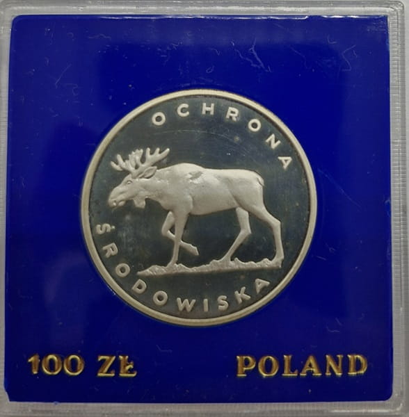 Moneta 100 zł Łoś 1978