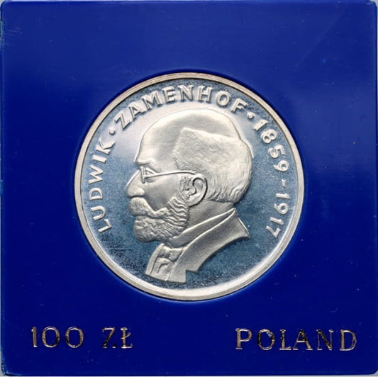 Moneta 100 zł Ludwik Zamenhof 1979