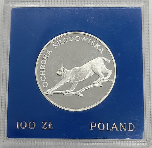 Moneta 100 zł Ryś 1979