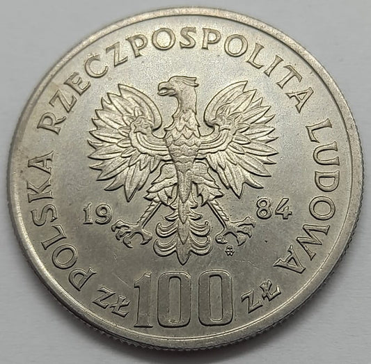 Moneta 100 zł Wincenty Witos 1984