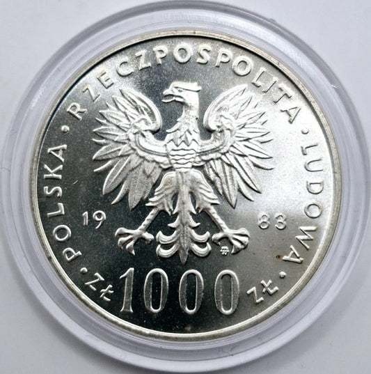 Moneta 1000 zł Jan Paweł II 1983