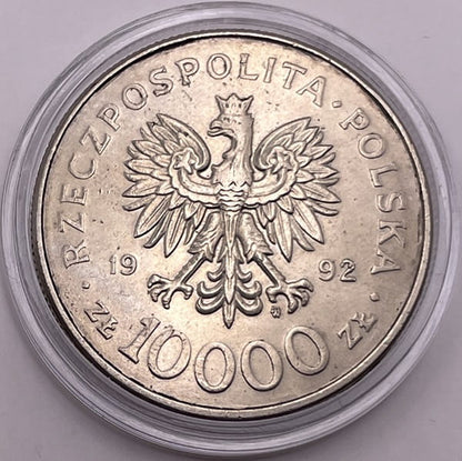 Moneta 10000 zł Władysław III Warneńczyk 1992