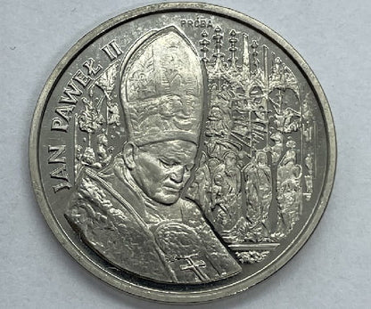 Moneta 100000 zł Jan Paweł II Nikiel 1991 r. próba