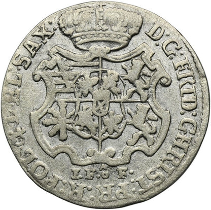 Moneta 1/12 talara dwugrosz 1763 r. Fryderyk Chrystian