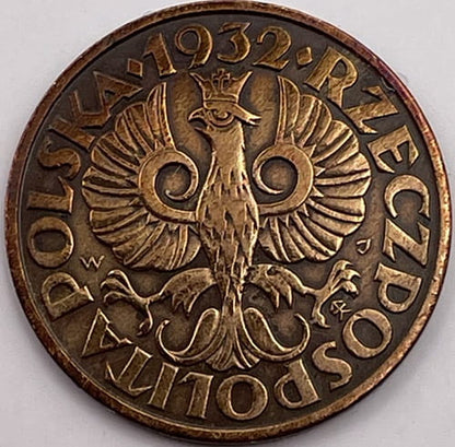 Moneta 2 grosze 1932 r.