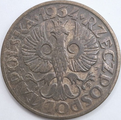 Moneta 2 grosze 1934