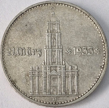 Moneta 2 marki 1934 H Kościół
