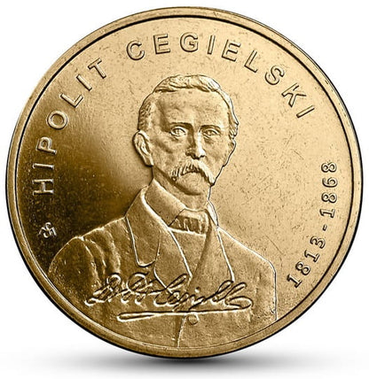 Moneta 2 zł 200 rocznica urodzin Hipolita Cegielskiego 2013