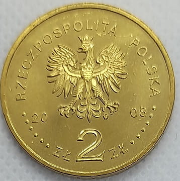 Moneta 2 zł 40 rocznica Marca 68 2008