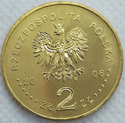 Moneta 2 zł 500-lecie wydania Statutu Łaskiego 2006