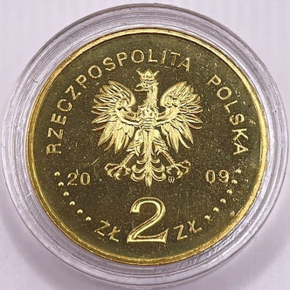 Moneta 2 zł 95 rocznica wymarszu Pierwszej Kompanii 2009