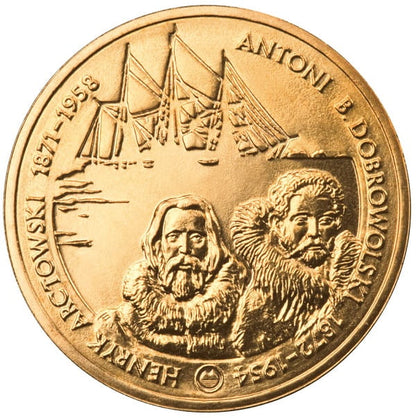 Moneta 2 zł Arctowski Dobrowolski 2007