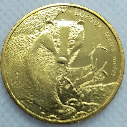 Moneta 2 zł Borsuk 2011