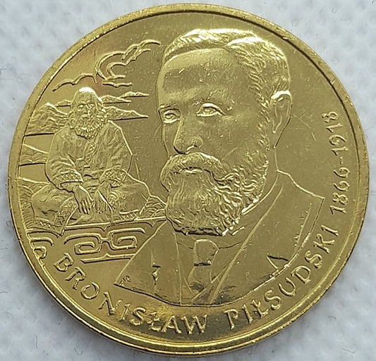 Moneta 2 zł Bronisław Piłsudski 2008