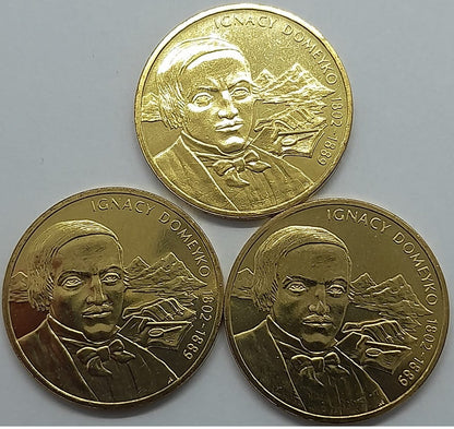 Moneta 2 zł Ignacy Domeyko 2007