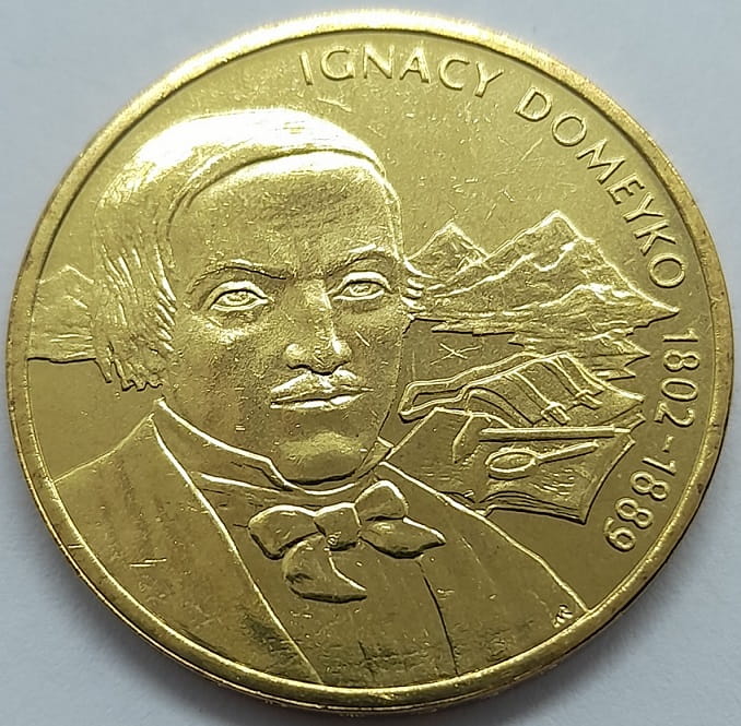 Moneta 2 zł Ignacy Domeyko 2007