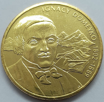 Moneta 2 zł Ignacy Domeyko 2007