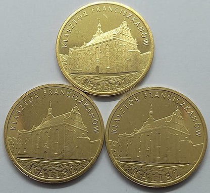 Moneta 2 zł klasztor Kalisz 2011