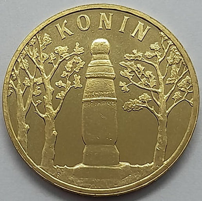 Moneta 2 zł Konin 2008