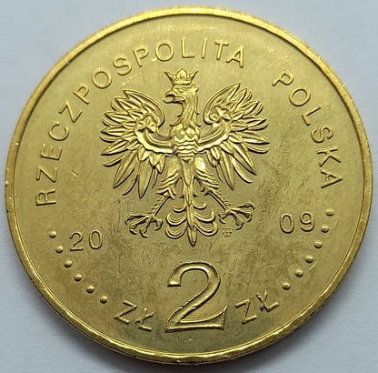 Moneta 2 zł Polacy ratują Żydów Żegota 2009