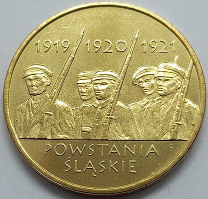 Moneta 2 zł Powstania Śląskie 2011