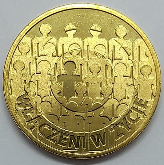 Moneta 2 zł Włączeni w życie 2013