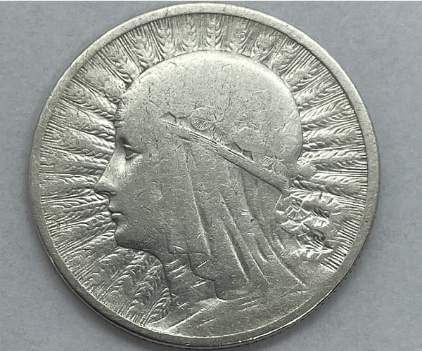 Moneta 2 złote 1932 Polonia Głowa Kobiety stan 2
