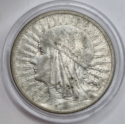 Moneta 2 złote 1934 Polonia Głowa Kobiety stan 3