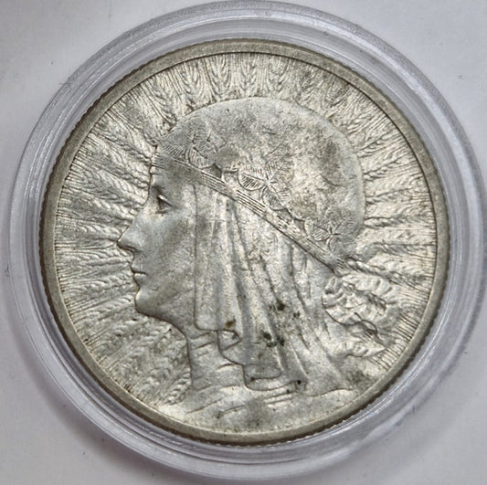 Moneta 2 złote 1934 Polonia Głowa Kobiety stan 3