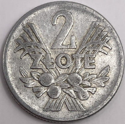 Moneta 2 złote Jagody 1958 r. stan 3/4
