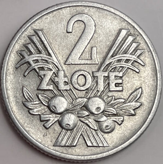 Moneta 2 złote Jagody 1960 stan 3