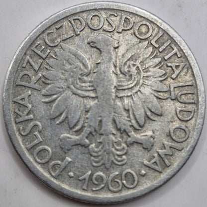 Moneta 2 złote Jagody 1960 r. stan 3/4
