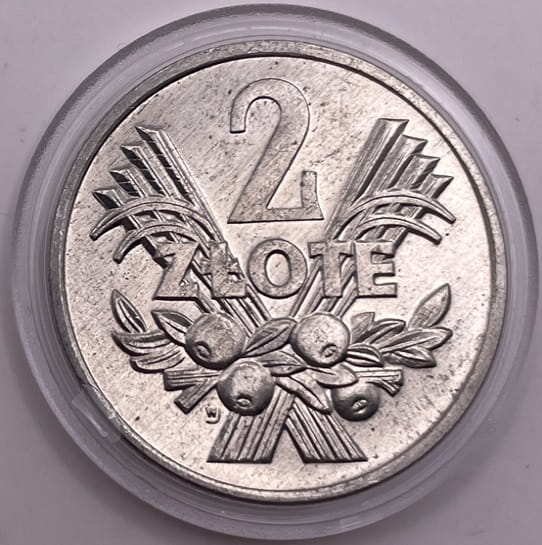 Moneta 2 złote Jagody 1970