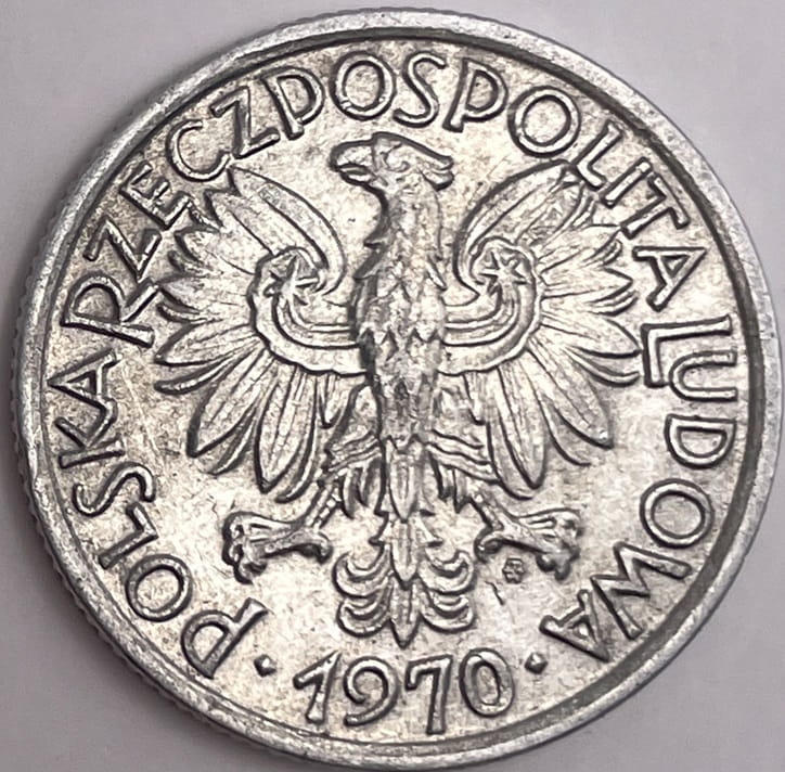 Moneta 2 złote Jagody 1970 r. stan 2